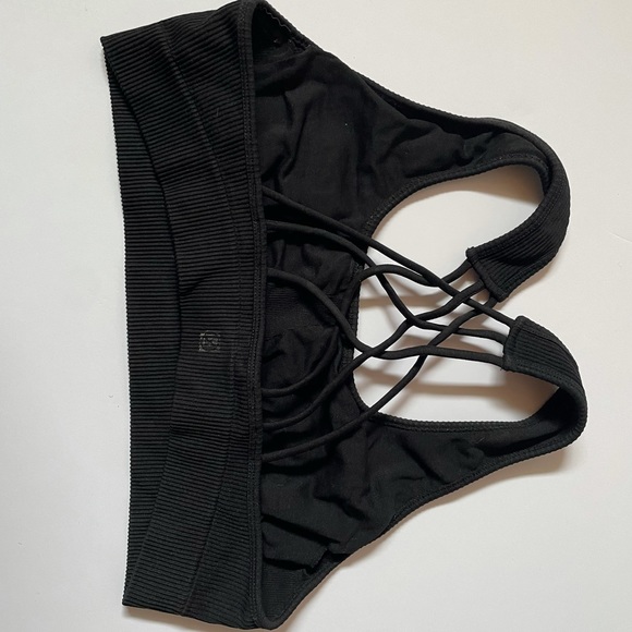 Plain Black Ardenes Essential Sports Bra - Picture 2 of 4